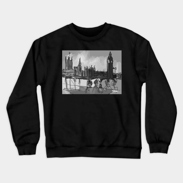 London Crewneck Sweatshirt by sukhpalgrewal